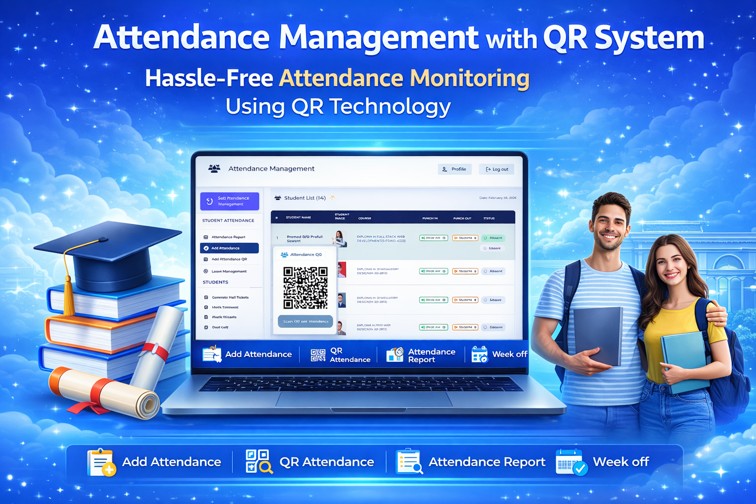 Attendance Management With QR System